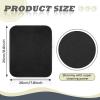 Aoriher 3 Pieces Bowling Ball Towel Shammy Pad Rag Bowling Ball Microfiber Towel Easy Wipe Off Grip for Cleaning from Dirt Oil Accessories(Classic,9.8 x 7.8 Inch,Black) view 2