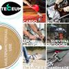 TECEUM 1 Inch Webbing  Caramel  25 Yards  1 Webbing for Outdoors Indoors Crafting DIY view 4