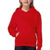 Girls Red Hooded Sweatshirt Classic with Big Pocket Long Sleeve Cute Unisex Kids Athletic Hoodies 7-8 Years view 3