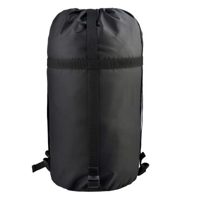 Azarxis Compression Stuff Sack Water-Resistant Ultralight Sleeping Bag Storage Bag Space Saving Gear for Traveling Camping Hiking Backpacking (Black, Large)