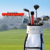 MoKo Golf Alignment Stick, 2 Set Golf Alignment Rods, 48" Collapsible Alignment Stick Golf Training Aid for Aiming, Putting, Posture Corrector, Golf Practice Sticks with Clear Tube Case, Red view 4
