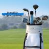 MoKo Golf Alignment Stick, 2 Set Golf Alignment Rods, 48" Collapsible Alignment Stick Golf Training Aid for Aiming, Putting, Posture Corrector, Golf Practice Sticks with Clear Tube Case, Blue view 4