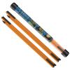 MoKo Golf Alignment Stick, 2 Set Golf Alignment Rods, 48" Collapsible Alignment Stick Golf Training Aid for Aiming, Putting, Posture Corrector, Golf Practice Sticks with Clear Tube Case, Orange view 1