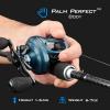 KastKing MegaJaws Baitcasting Reel,6.5:1 Gear Ratio,Right Handed Fishing Reel,New Compact Design,Pelagic Blue view 3