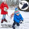 Ablanczoom Boys Girls Winter Snow Boots - Comfortable Warm Fur Lined Toddler Boot Outdoor Waterproof Slip On Walking Ankle Booties For Little Kid view 2