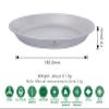 Boundless Voyage Ultralight Titanium Bowl Pan Plate Dish with Carry Bag Outdoor Camping Portable Tableware Cookware (Ti1111T (Shallow Plate)) view 4
