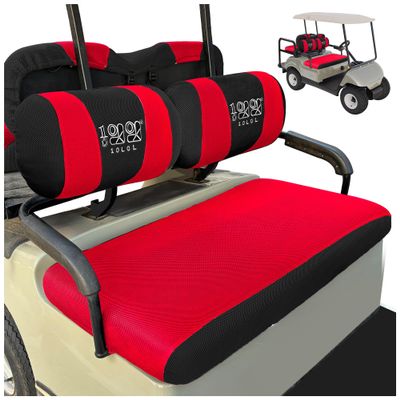 10L0L Golf Cart Front Seat Covers for Yamaha G2/G9/G16/G19/G22 & Club Car DS Pre-2000 | Breathable Polyester Mesh, Washable, Anti-Scratch | OEM Replacement, Tool-Free Installation