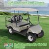 10L0L Golf Cart Front Seat Covers for Yamaha G2/G9/G16/G19/G22 & Club Car DS Pre-2000 | Breathable Polyester Mesh, Washable, Anti-Scratch | OEM Replacement, Tool-Free Installation view 2