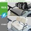10L0L Golf Cart Front Seat Covers for Yamaha G2/G9/G16/G19/G22 & Club Car DS Pre-2000 | Breathable Polyester Mesh, Washable, Anti-Scratch | OEM Replacement, Tool-Free Installation view 4