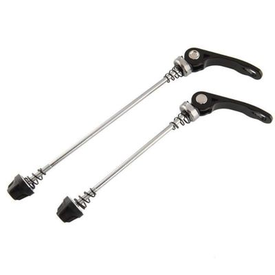 Bicycle Accessories Bicycle Seat Mountain Bike Cycling Riding Wheel Hub Skewers Quick Release Bike Parts (Color : Black)
