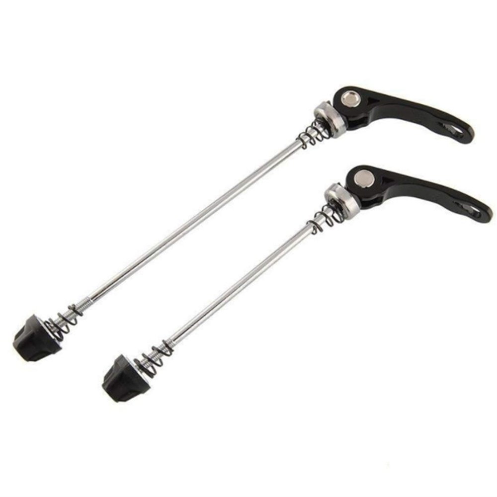 Bicycle Accessories Bicycle Seat Mountain Bike Cycling Riding Wheel Hub Skewers Quick Release Bike Parts (Color : Black)
