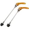 Bicycle Accessories Bicycle Seat Mountain Bike Cycling Riding Wheel Hub Skewers Quick Release Bike Parts (Color : Gold) view 1
