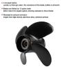 Marine Propeller, High Thrust 4 Blades Aluminum Alloy Propeller with 13Pcs Pure Copper Spline Teeth, 10 3/8x13in High Thrust Outboard Propeller Fit for Outboard view 4