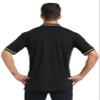 FitsT4 Sports Short Sleeve Polo Shirt Baseball/Softball Umpire Jersey/Referee Uniform - Sized for Chest Protector Black M view 4