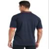 FitsT4 Sports Short Sleeve Polo Shirt Baseball/Softball Umpire Jersey/Referee Uniform - Sized for Chest Protector Navy S view 3