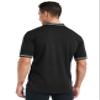 FitsT4 Sports Short Sleeve Polo Shirt Baseball/Softball Umpire Jersey/Referee Uniform - Sized for Chest Protector Black XXL view 3