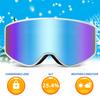 EXP VISION Kids Ski Snowboard Goggles Parent-child Snow Goggles Over Glasses for Age 4-14 Boys, Girl, Youth (Kids Ski Goggles-Blue) view 3