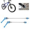 01 Quick Release Skewer, High Strength Front and Rear Skewers 2 Pcs for Mountain Bike for Road view 3