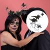 Beaupretty Butterfly Forest Antler Hairband Tree Branches Butterfly Headband Antler Headpiece Leaves Deer Crown Halloween Cosplay Headwear view 4