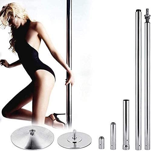 LJYT Portable stripping spiral rotation dance rod, height can be adjusted from 2.25 meters, suitable for fitness equipment, dance sports