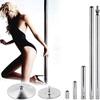 LJYT Portable stripping spiral rotation dance rod, height can be adjusted from 2.25 meters, suitable for fitness equipment, dance sports view 1