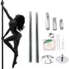LJYT Portable stripping spiral rotation dance rod, height can be adjusted from 2.25 meters, suitable for fitness equipment, dance sports view 2