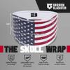 Gridiron Gladiator Skull Wrap - Football Headband, Sports Head Wrap, Men's Workout Bandana view 3