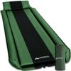 Camping Pad with Armrest & Pillow - Self-Inflating Air Mattress - Rollover Protection - Ultra-Comfortable Mat - Lightweight for Tent, Cot, Backpacking(L/XL) view 1