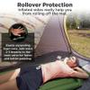 Camping Pad with Armrest & Pillow - Self-Inflating Air Mattress - Rollover Protection - Ultra-Comfortable Mat - Lightweight for Tent, Cot, Backpacking(L/XL) view 4
