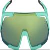 ALPINA Contrast-enhancing, Anti-fog Cycling Glasses For Men & Women, 100% UV Protection, Rocket Q-LITE, turquoise matte, one size view 2