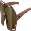 ALPINA Modern Square Sports Glasses, Brick Matte, One Size view 1