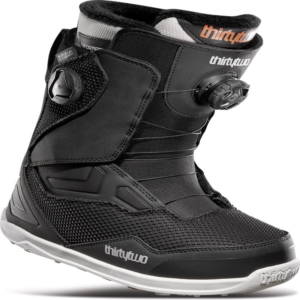 Thirty Two TM-2 Double BOA Womens Snowboard Boots Black/Silver Sz 8