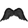 Black Fallen Angel Wings - 25" x 20" (1 Count) - Perfect For Halloween Parties & Themed Events view 1