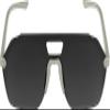 ALPINA Modern Oval Sunglasses, Cool-Grey Matt, One Size view 3