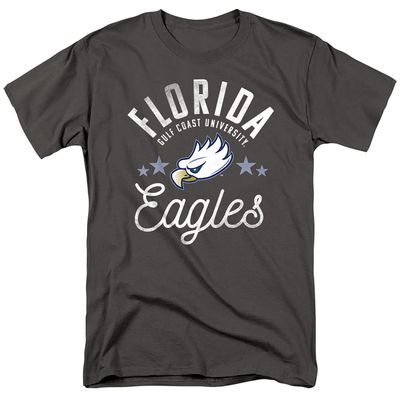 Florida Gulf Coast University Official Eagles Unisex Adult T Shirt,Charcoal, 5X-Large