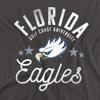 Florida Gulf Coast University Official Eagles Unisex Adult T Shirt,Charcoal, 5X-Large view 2