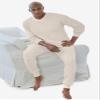 KingSize Men's Big & Tall Heavyweight Thermal V-Neck Underwear Shirt - 2XL, Heather Grey view 2