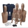 CPR Savers Training Pack, with The Dark Skin PRESTAN Family Pack, 2 Lifesaver AED Trainers, Adult and Infant Manikin Outfits and Knee Pads view 2