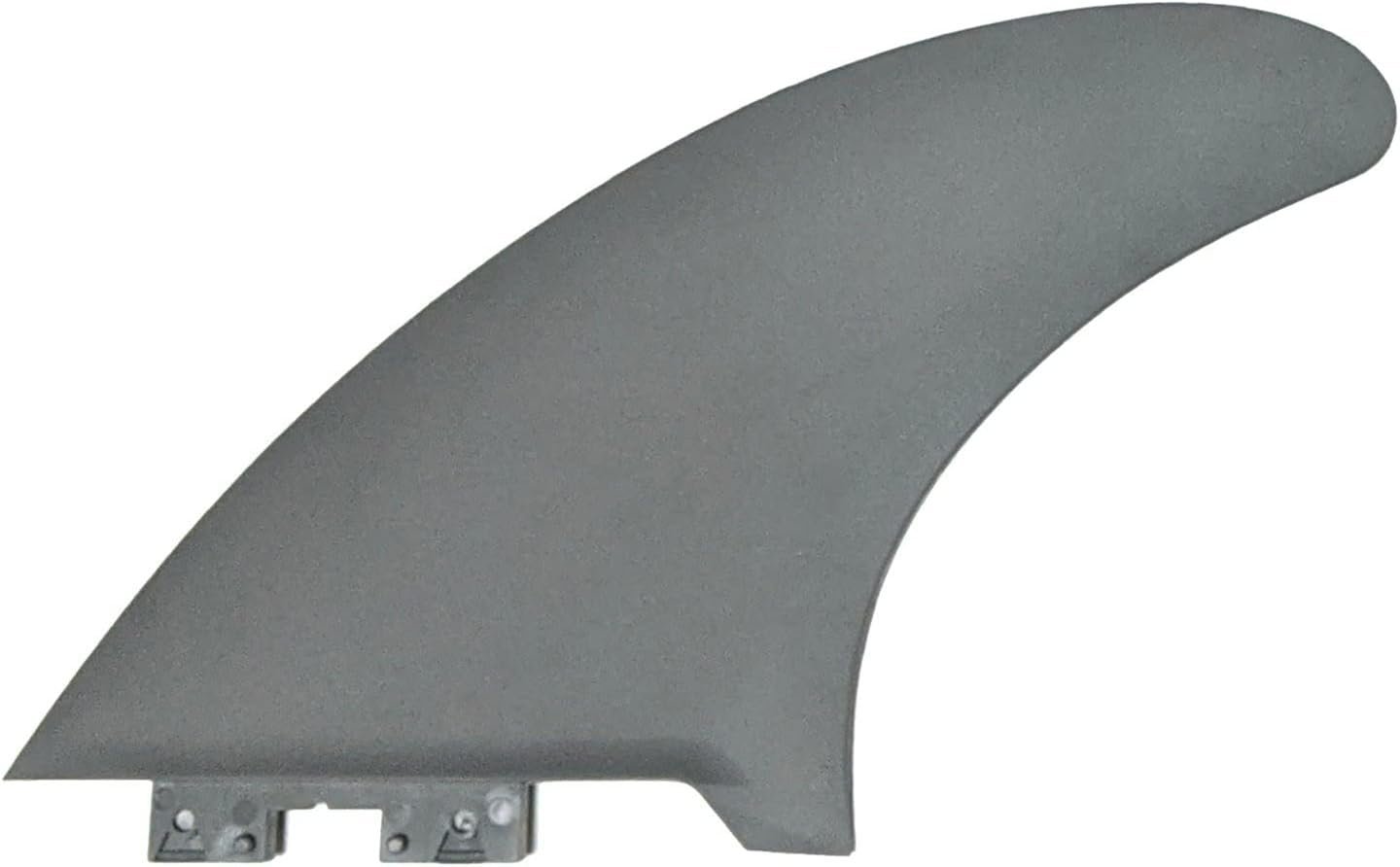 Click Fins 7" Fins for Inflatable, SUP, airSUP, Minimum Flex Fin for River Lake and Surf ClickFins (CF7, Plain, Plastic, 2, 7, CF7)
