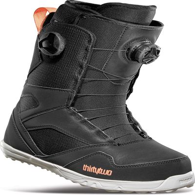 Thirty Two STW Double BOA Womens Snowboard Boots Black/Pink Sz 6