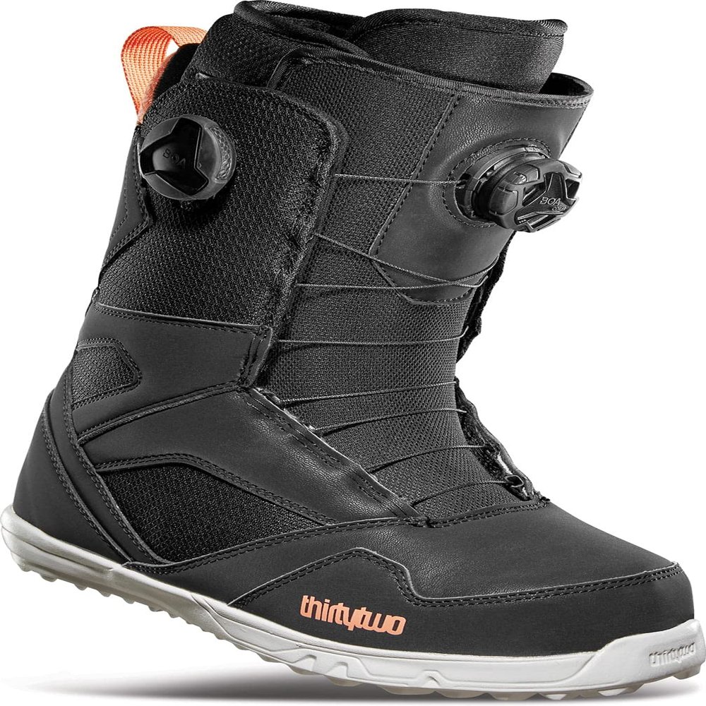 Thirty Two STW Double BOA Womens Snowboard Boots Black/Pink Sz 6