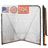 Lacrosse Goal Net (6'W x 6'H x 7'D) Folding Lacrosse Net for Backyard | Powder Coated Steel Frame, UV Treated Netting, Use with Rebounder & Backstop Goal Nets [Includes Carrying Bag & U Stakes] view 1