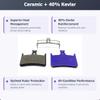 Bike Brake Pads Ceramic + Kevlar l for Hope E4, Tech 3 E4 Brakes. The Bicycle Replacement Part for OEM Brakes for high Braking Power view 2