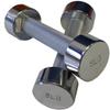 Ader Chrome Dumbbell, Sold as Pair (Chrome, 3LB) view 1