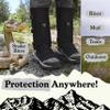 Pike Trail Snake Gaiters Leg Guards - Waterproof, Durable - Adjustable Size for Men & Women - Protection from Snake Bites - Hiking Essentials Ideal for Trekking, Hunting & Fishing - Black - 1 Pair view 4