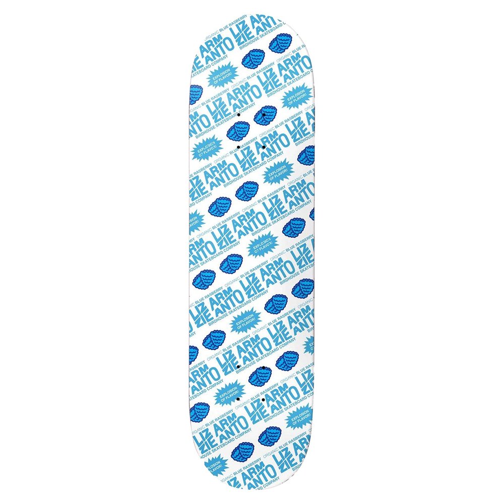 Birdhouse Skateboard Deck Lizzie Armanto Blue Razz 8.25" x 31.8" White