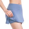 ALWAYS Athletic Women's Tennis Skirt - High Waisted Mini Golf Skort Blue Medium view 2