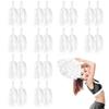 DILIBRA 24 Pcs Metallic Cheerleading Pom Poms, Cheerleaders Cheer Pom Poms with Baton Handle, Cheering Squad Hand Flower for Adults Kids Team Spirit Sports Game Dancing Party view 1