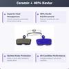 Bike Brake Pads Ceramic + Kevlar for Sram Code, Code R, Code RSC. The Bicycle Replacement Part for OEM Brakes for high Braking Power and Quiet Stops. Turbo Levo view 2