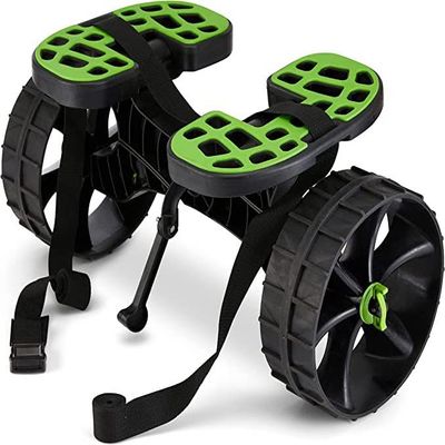 All Terrain Canoe/Kayak Trolley/Cart by Cypress Rowe Outfitters/Fits Any Canoe/Kayak, Adjustable Strap, Heavy Duty Wheels, Incredible 250lb Weight Limit